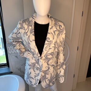 Banana Republic Blazer, Size 14, White